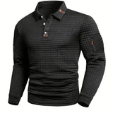 Efraim | Polo shirt with structured material and pockets in sleeves