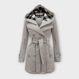 Evelyn - Winter Coat with a Brim.