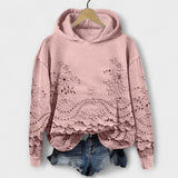Grace – Vintage Hoodie with Floral Motif