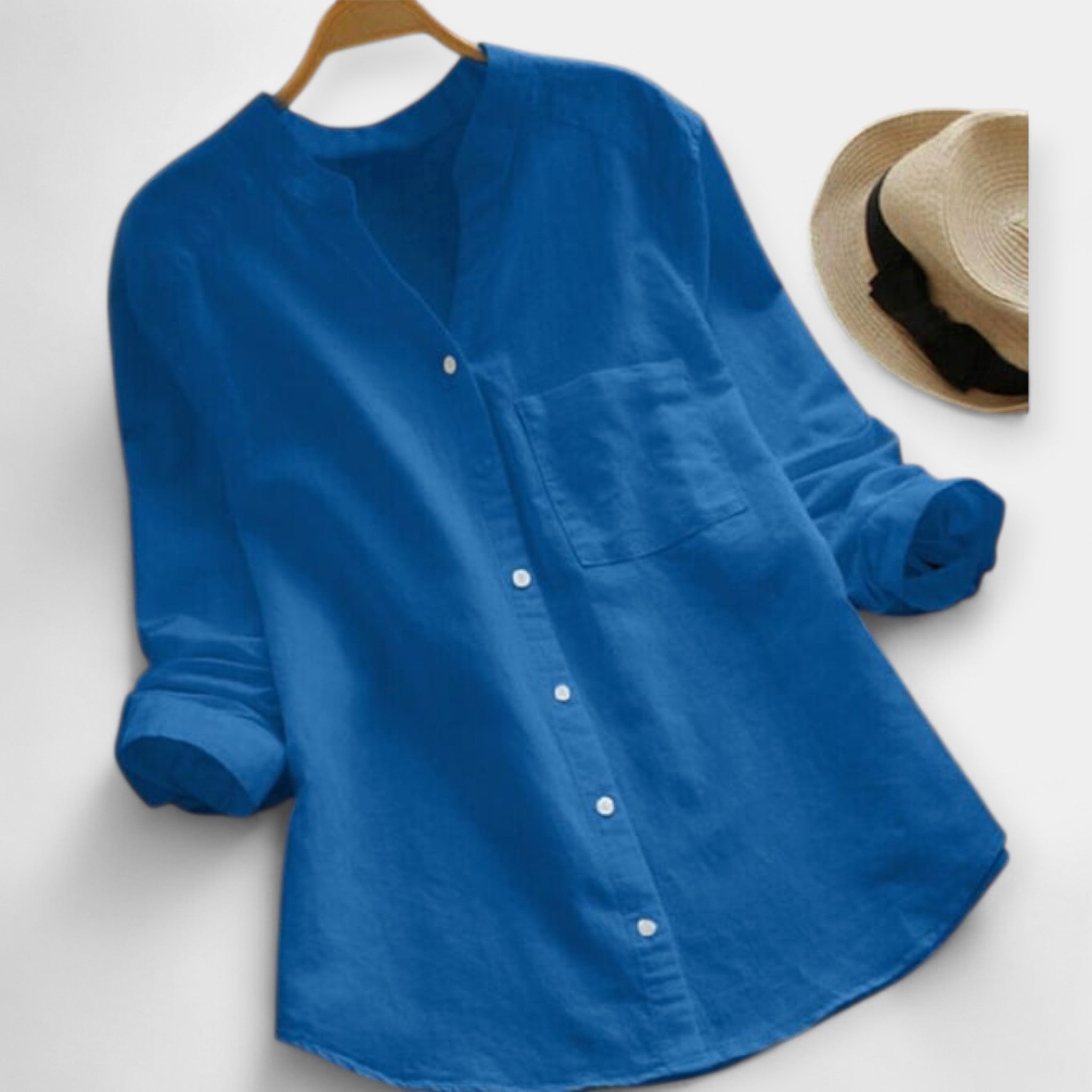 Comfortable Shirt Made of Linen and Cotton