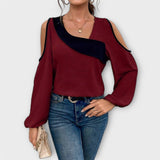 Anica - Blouse with Square Neckline