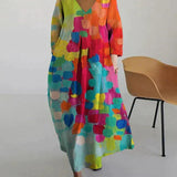 Jelena - Printed Dress with Pattern