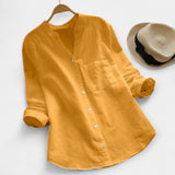 Comfortable Shirt Made of Linen and Cotton