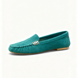 Loafers with Metallic Details