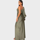 Marica – Elegant Long Dress with One Shoulder Strap