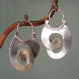 Vintage silver earrings
