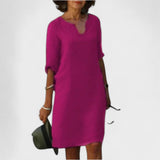Lana - Dress with V-Neck