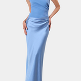 Ottavia - Small Pleated Dress with One Shoulder