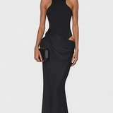 Mafalda - Maxi dress with straps and a Slim silhouette