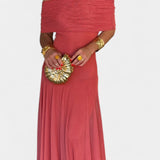 Renata - Maxi Dress with Asymmetrical Shoulder