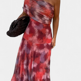 Renata - Maxi Dress with Asymmetrical Shoulder
