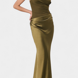 Ottavia - Small Pleated Dress with One Shoulder