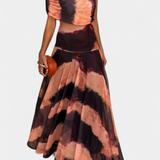 Renata - Maxi Dress with Asymmetrical Shoulder
