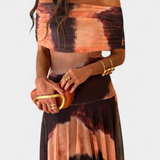 Renata - Maxi Dress with Asymmetrical Shoulder