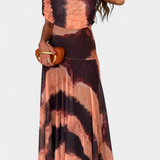 Renata - Maxi Dress with Asymmetrical Shoulder