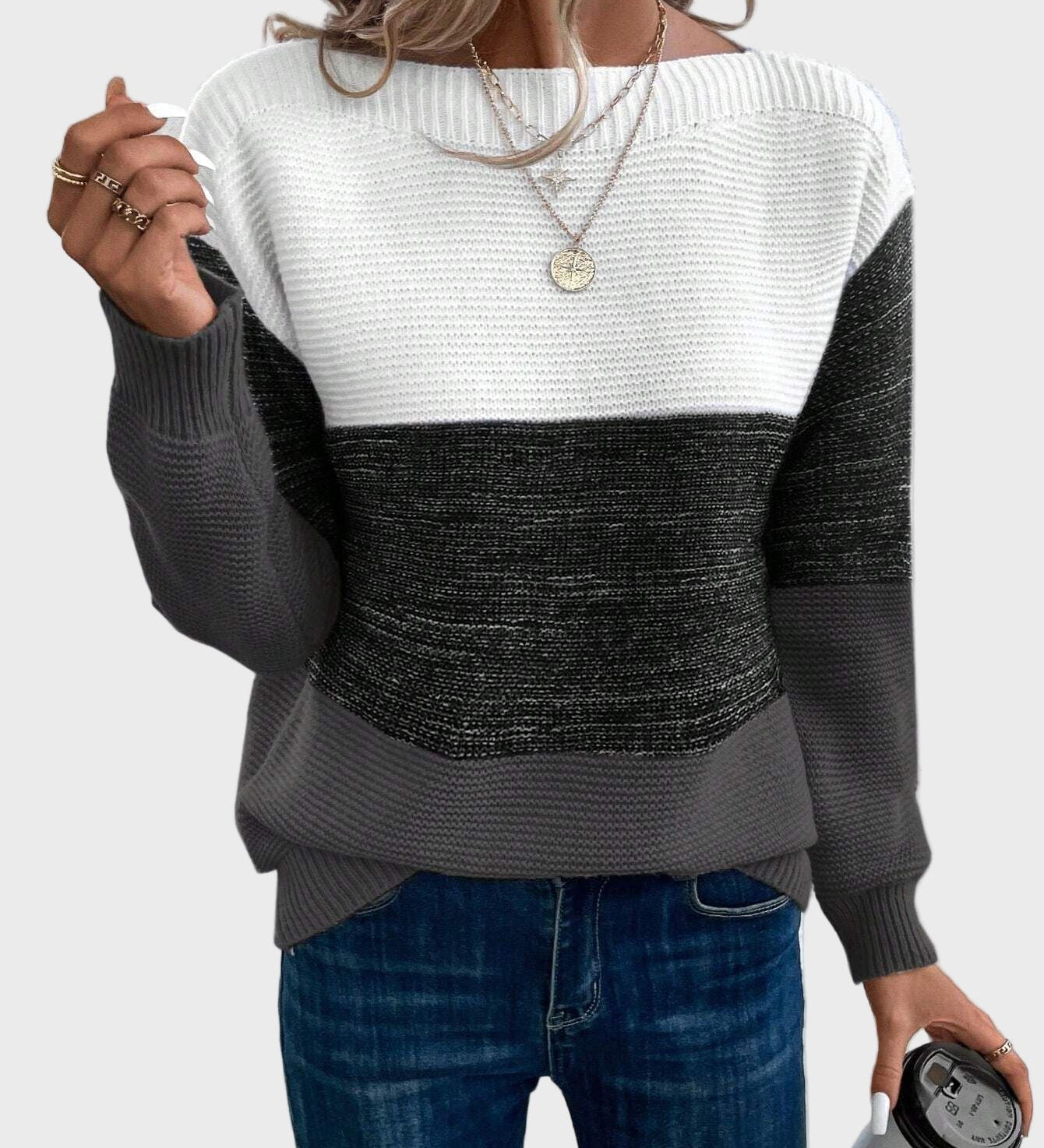 Elegant Woven Turtleneck