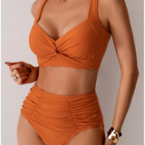 Fátima - Bikini in pleated fabric