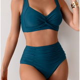 Daniela - Bikini in pleated fabric