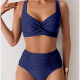 Daniela - Bikini in pleated fabric