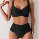 Fátima - Bikini in pleated fabric
