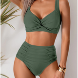 Daniela - Bikini in pleated fabric