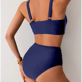 Daniela - Bikini in pleated fabric