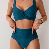 Fátima - Bikini in pleated fabric