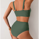 Daniela - Bikini in pleated fabric