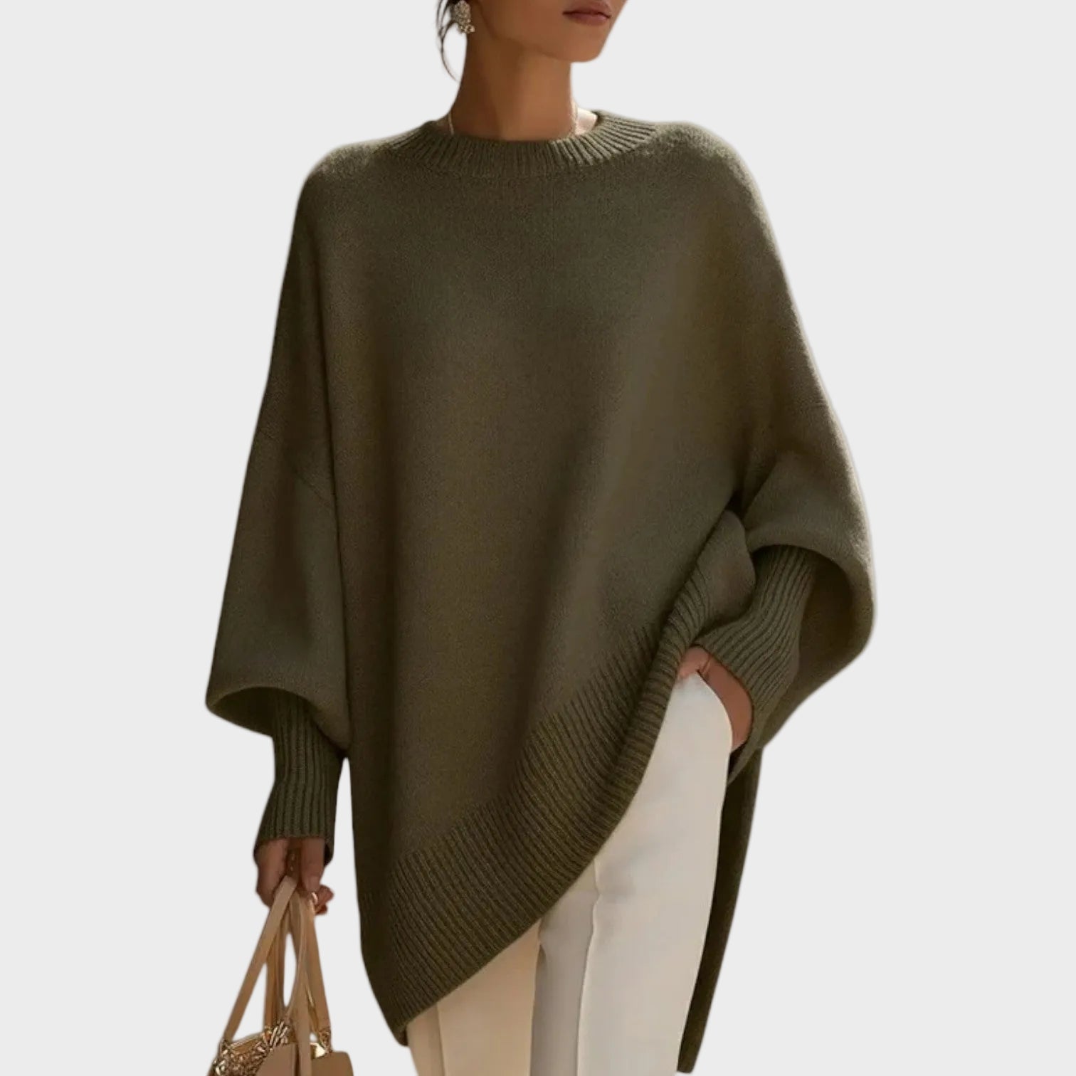 Hanna – Soft Sweater with Round Neck