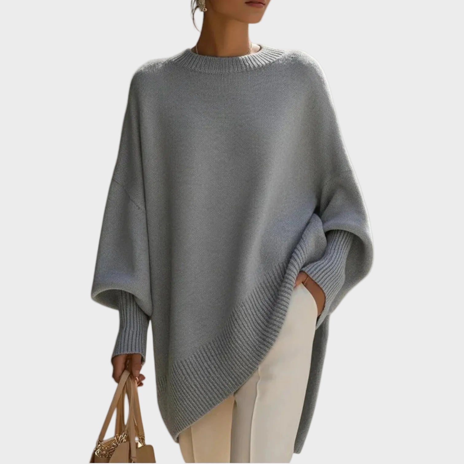Hanna – Soft Sweater with Round Neck