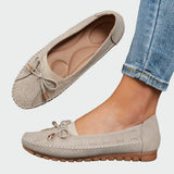 Comfortable slip-on shoes with orthopedic insole