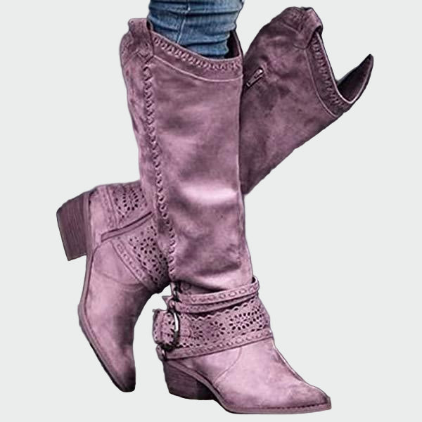 Veselka – retro leather cowboy boots for a comfortable and modern look