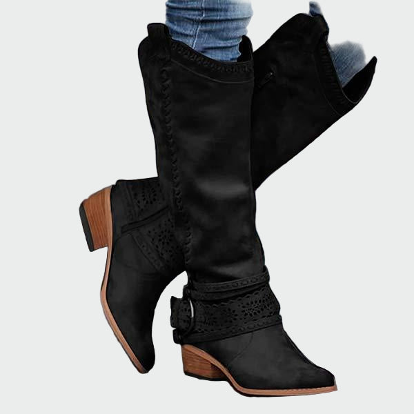 Veselka – retro leather cowboy boots for a comfortable and modern look
