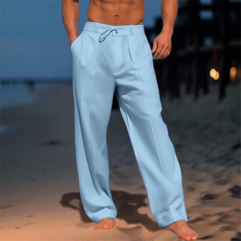 Erik | Lightweight linen pants in solid colors