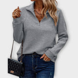 Vilja - Sweater with Half-Zip