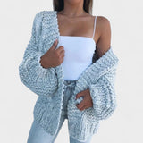 Desanka – Wide Sweater with Attached Cardigan