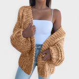 Desanka – Wide Sweater with Attached Cardigan