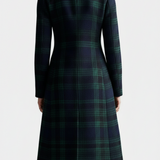 Katja - Timeless Checked Elegant Coat