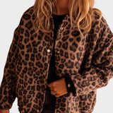 Brina – Elegant Vest with Leopard Print