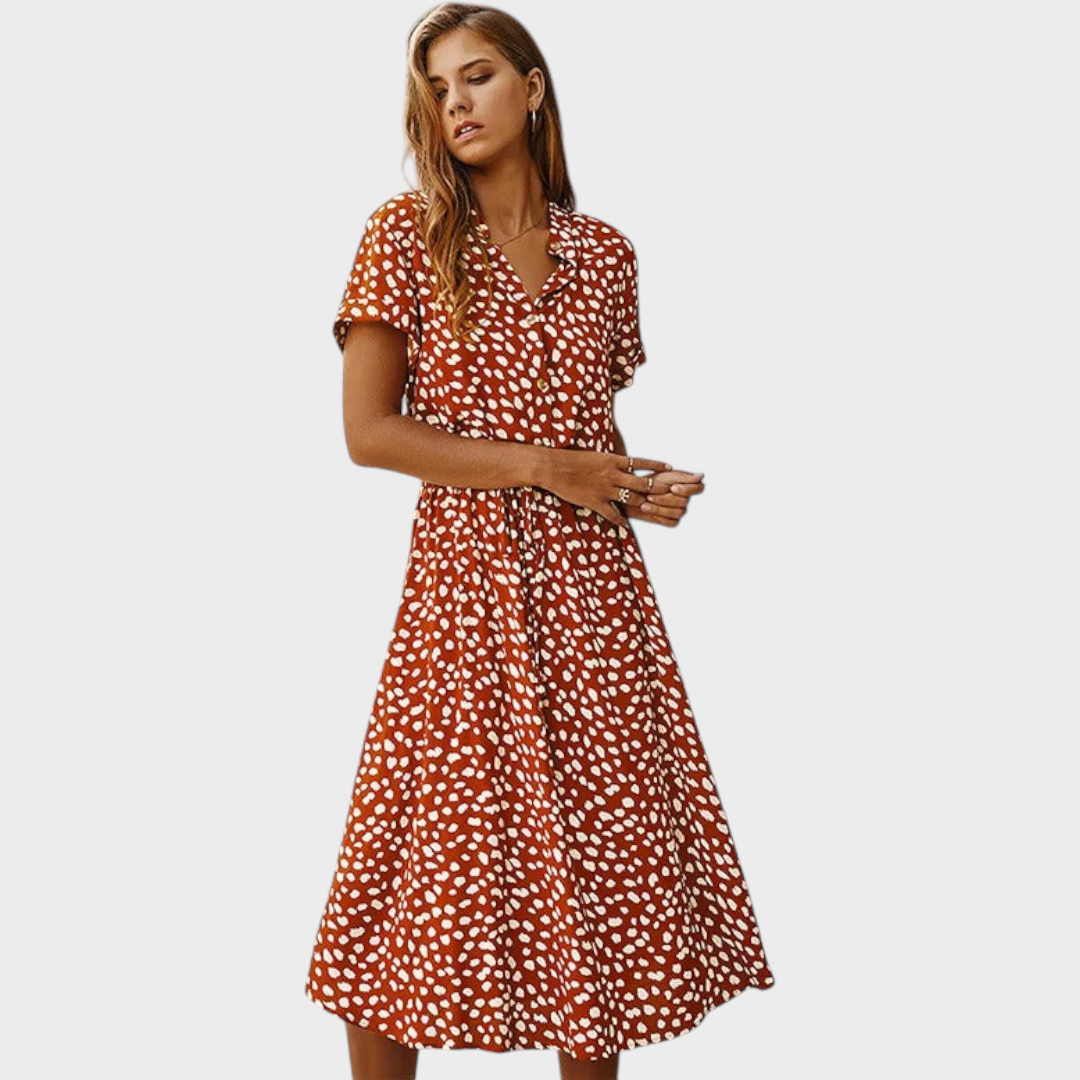 Tena - Multicolored Elegant Summer Clothing
