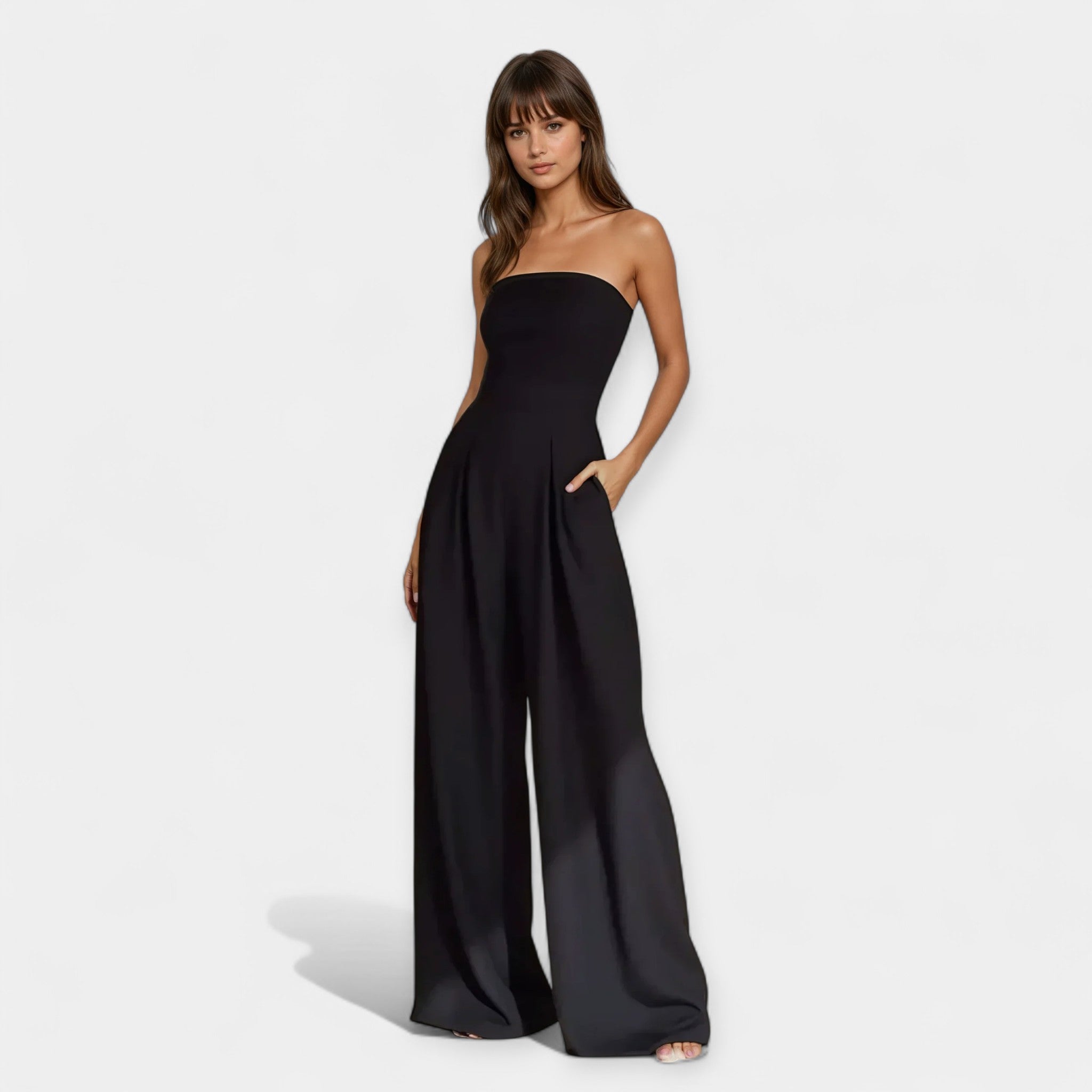 One-Piece Dress with Strapless Corset
