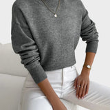 Albina - Classic Sweater with High Neck