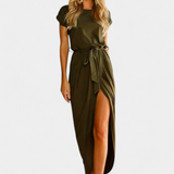 Clarissa - Midi Dress with Side Slit