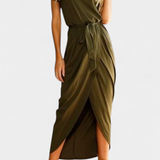Clarissa - Midi Dress with Side Slit