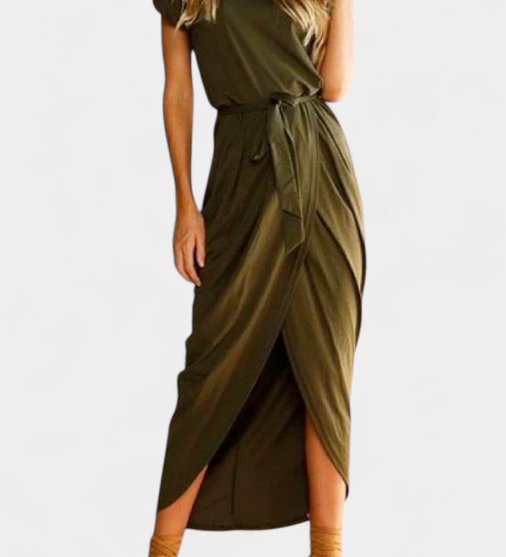 Clarissa - Midi Dress with Side Slit
