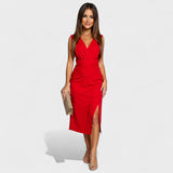 Lea - Midi Dress with Slit