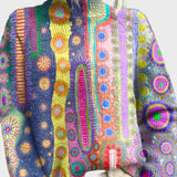 Knitted Zhivago with Sun Pattern