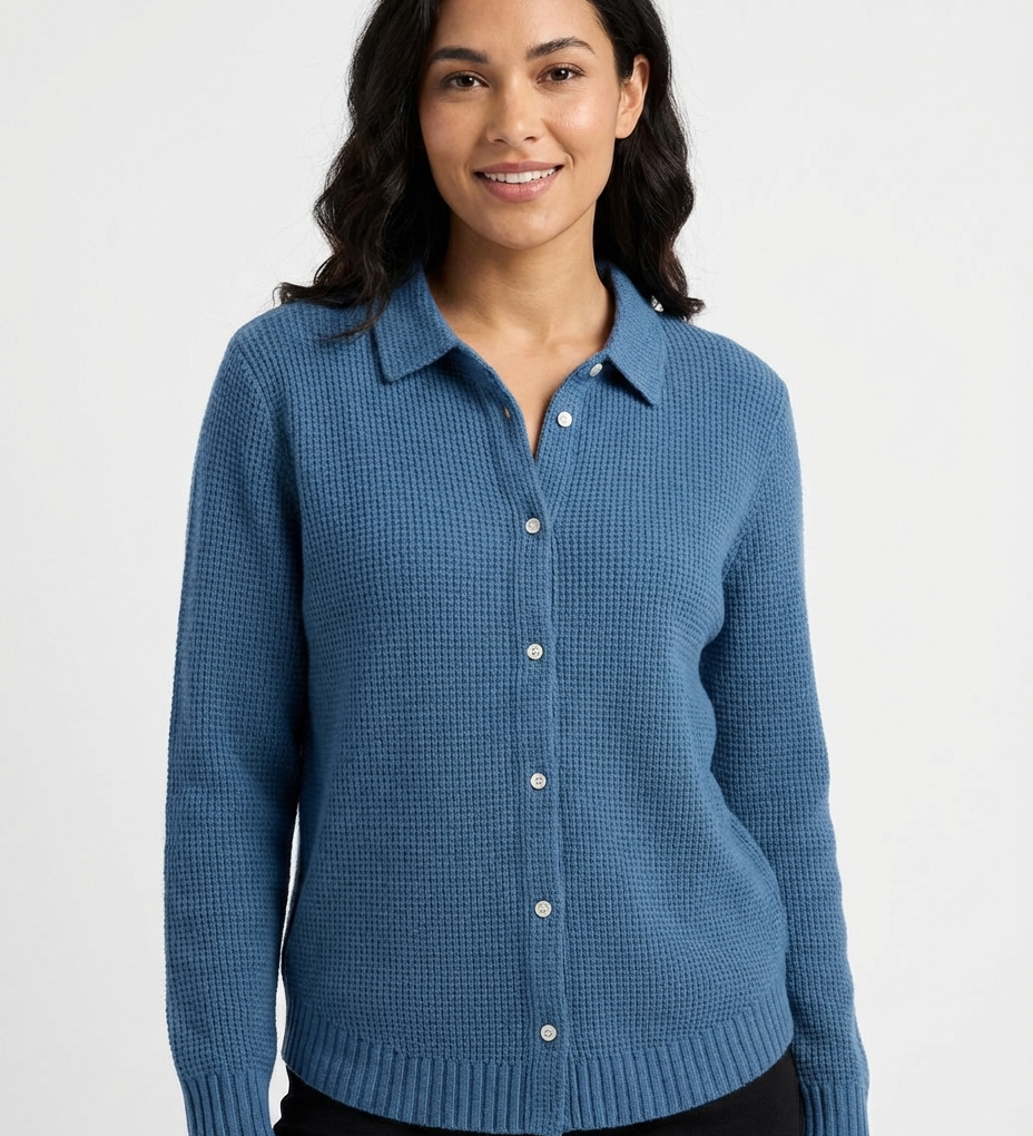 Elena | Classic Knitted Cardigan Made of Soft Fabric