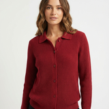 Elena | Classic Knitted Cardigan Made of Soft Fabric