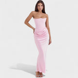 Clara – Satin Corset Dress